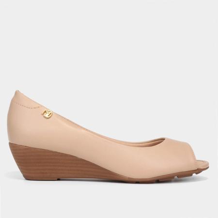 Peep toe anabela best sale nude