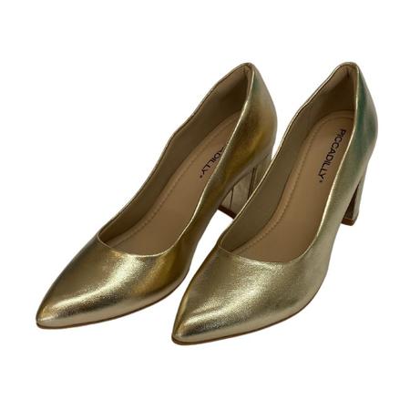 Imagem de Sapato Piccadilly 745135 Feminino Ouro