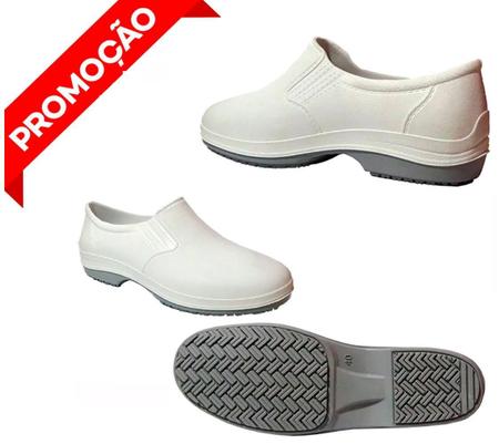 Sapato Polimérico Branco Enfermagem Feminino E Masculino Epi - Proteplus Imagem de Sapato Polimérico Branco Enfermagem Feminino E Masculino Epi