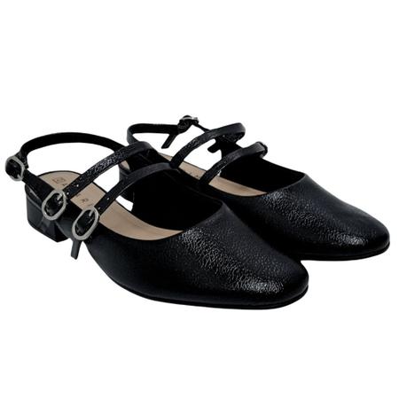 Imagem de Sapato ramarim feminino sling back salto baixo 24-15131 - 09635