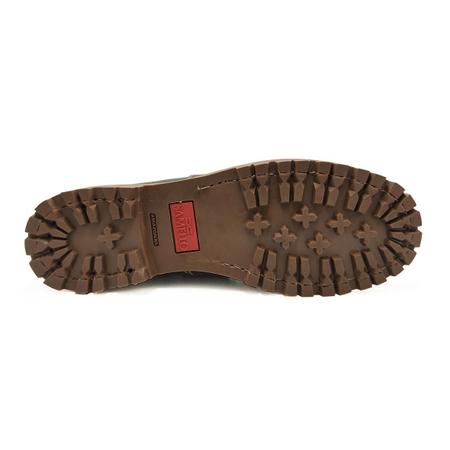 Sapato Samello Bulldog Masculino Casual New Bar o Couro Preto