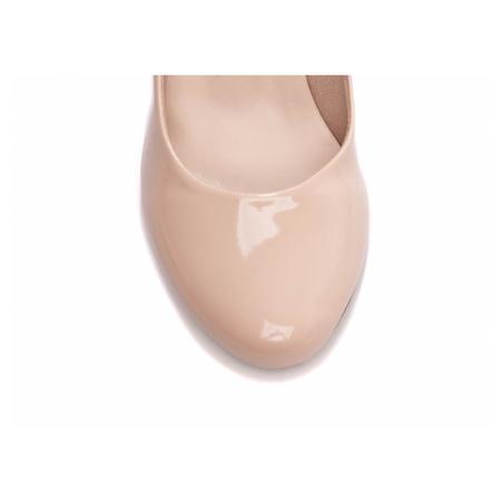 Imagem de Sapato Scarpin Bico Redondo Feminino Rose Com Salto médio