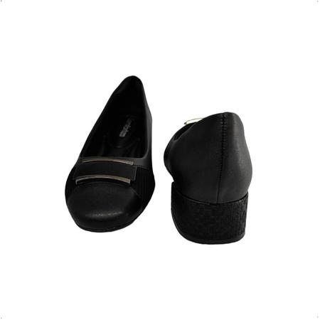 Sapato Feminino Comfortflex Linha Joanete Preto 2395303