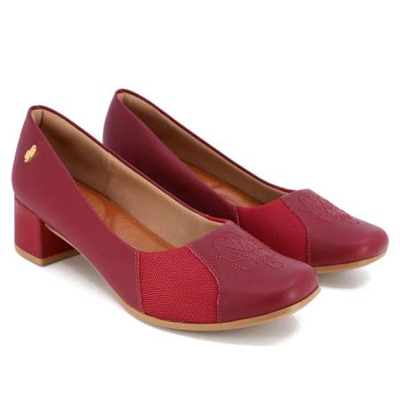 Sapato usaflex vermelho store joanete