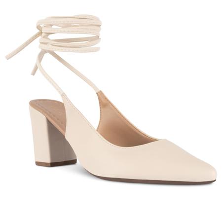 Scarpin amarração sales salto grosso
