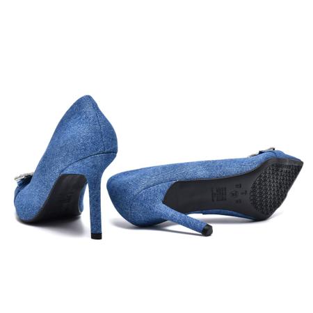 Sapato scarpin jeans 2025