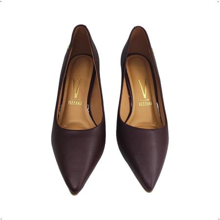 Sapato Scarpin Vizzano Salto medio Feminino Bico Fino 7,5cm Imagem de Sapato Scarpin Vizzano Salto medio Feminino Bico Fino 7,5cm