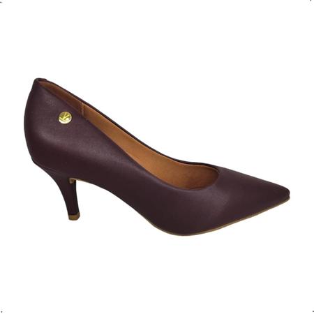 Sapato Scarpin Vizzano Salto medio Feminino Bico Fino 7,5cm Imagem de Sapato Scarpin Vizzano Salto medio Feminino Bico Fino 7,5cm