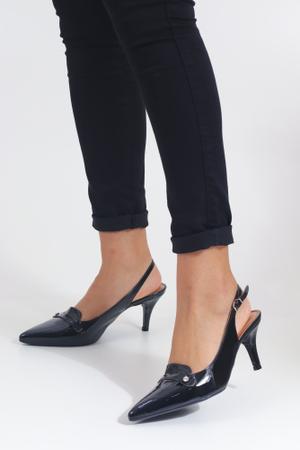 Scarpin aberto atrás vizzano sales