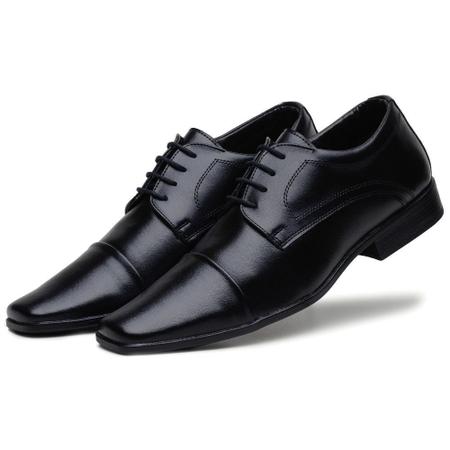 Sapato social cadarço best sale masculino