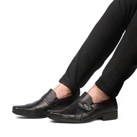 Imagem de Sapato Social Casual Masculino Bico Quadrado Sport Fino Super Confortável 3061