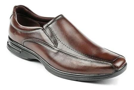 Sapato Social Classico Masculino Democrata Air Spot Tabaco Imagem de Sapato Social Classico Masculino Democrata Air Spot Tabaco