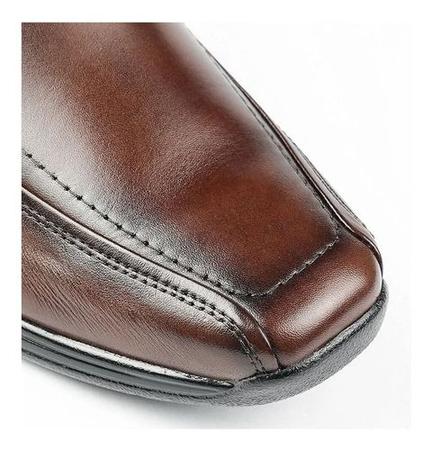 Sapato Social Classico Masculino Democrata Air Spot Tabaco Imagem de Sapato Social Classico Masculino Democrata Air Spot Tabaco