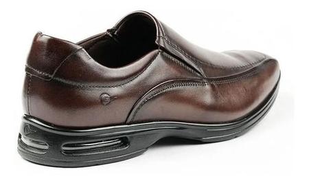 Sapato Social Classico Masculino Democrata Air Spot Tabaco Imagem de Sapato Social Classico Masculino Democrata Air Spot Tabaco