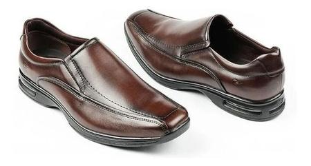 Sapato Social Classico Masculino Democrata Air Spot Tabaco Imagem de Sapato Social Classico Masculino Democrata Air Spot Tabaco