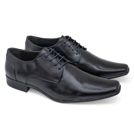 Sapato Social Clássico Masculino Preto - BASCINE STORE Imagem de Sapato Social Clássico Masculino Preto