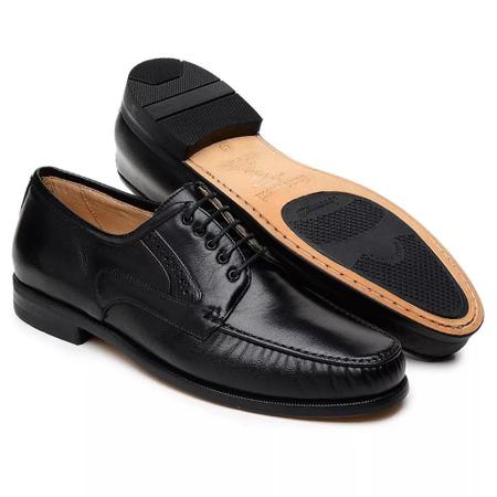 Sapato Social Couro Jacometti 085 Masculino Amarrar Conforto Imagem de Sapato Social Couro Jacometti 085 Masculino Amarrar Conforto