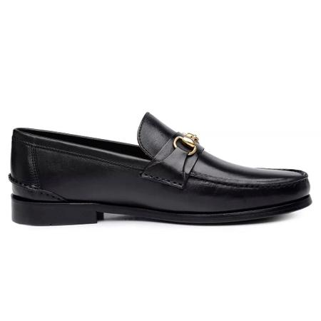 Sapato Social Couro Jacometti Masculino Enfeite Metal Estilo Imagem de Sapato Social Couro Jacometti Masculino Enfeite Metal Estilo