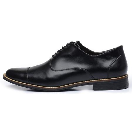 Sapato Social Couro Stefanello York Preto - Sapato Social Masculino -  Magazine Luiza