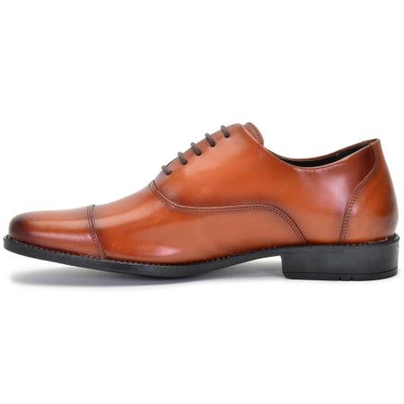 Sapato Social Drancy Silva amp Silva Em Couro Caramelo Classic