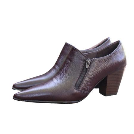 Sapato social hotsell feminino de couro