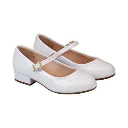 Imagem de Sapato social infantil fashion molekinha branco 2528101