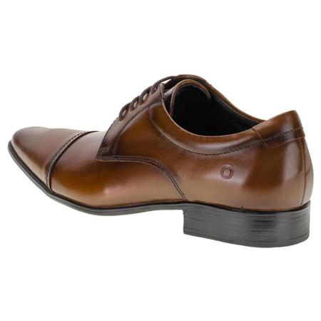Sapato social marrom masculino democrata 450052 003 cor tan