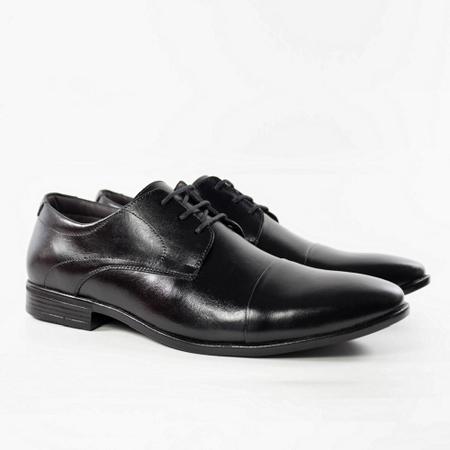 Imagem de Sapato Social Masculino Clássico em Couro Hampton Italiano Derby Premium Oxford