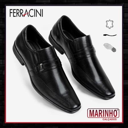 Sapato de store couro masculino ferracini