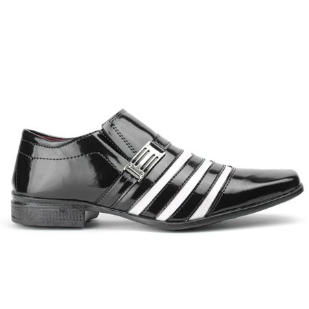 Sapato social best sale branco e preto