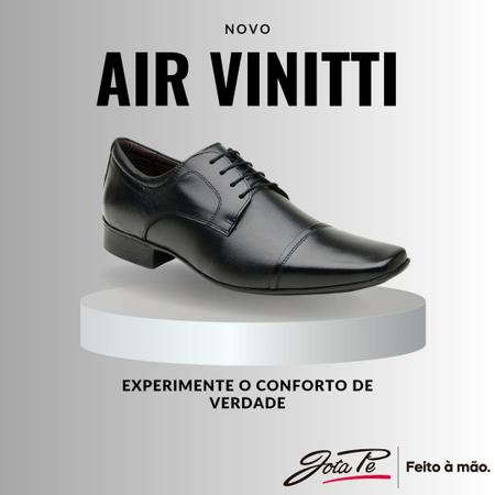 Sapato Social Masculino Jota Pe Cadar o Couro Airbag Comfort