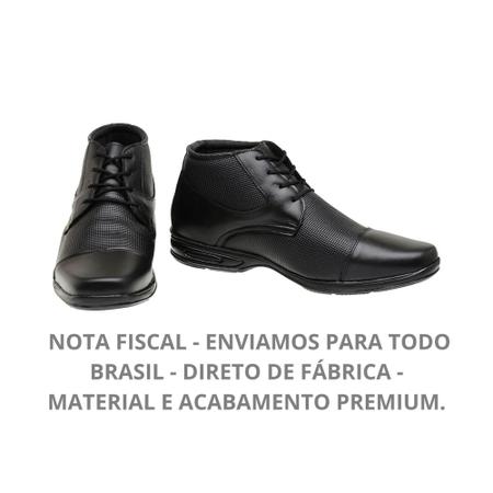 Sapato social hotsell tipo botinha