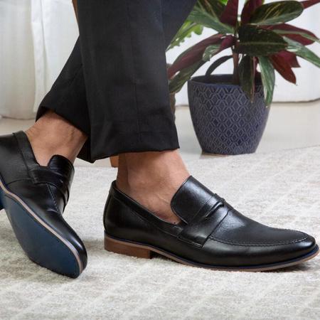 Loafer masculino best sale preto