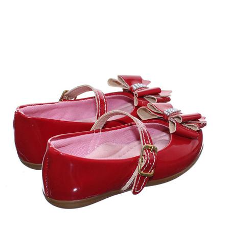 Sapato verniz cheap vermelho infantil