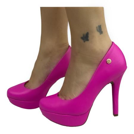 Scarpin meia hotsell pata salto fino