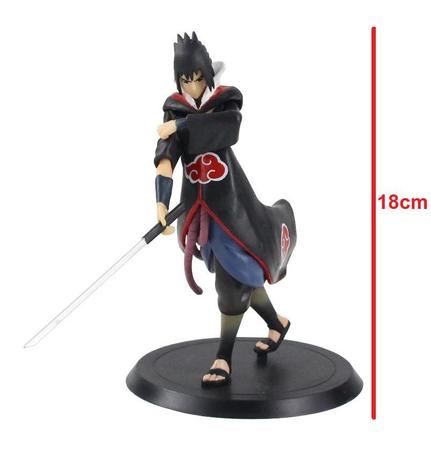 Boneco Miniatura Base Coleção Brinquedo Criança Obito Uchiha