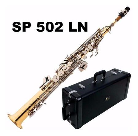 Imagem de Saxofone Soprano Reto Eagle Sp 502 Ln Em Sib 