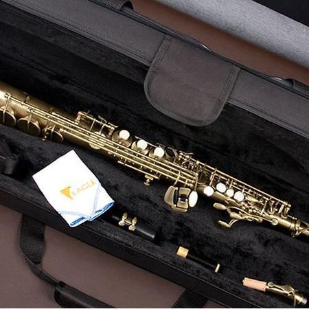 Imagem de Saxofone Soprano Reto Vintage + Case Sp502vg Eagle Envio 24h