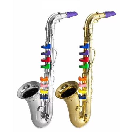 Imagem de Saxofone trompete infantil brinquedo musical mini sax clarinete acustico