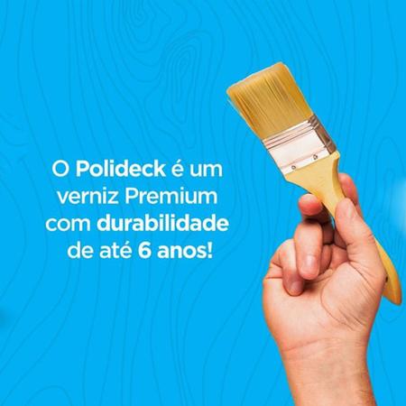 Imagem de Sayerlack Polideck Semi-brilho Natural 900ml Hidrorrepelente Madeira