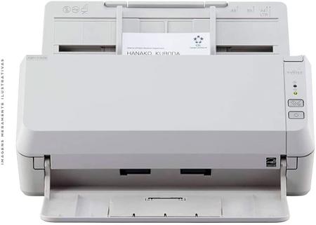 Imagem de Scanner de Rede Fujitsu ScanPartner SP 1130N Colorido, Duplex, Branco - SP1130N