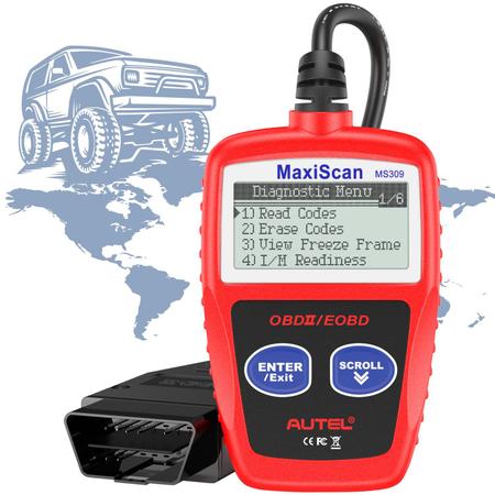 Imagem de Scanner OBD2 Autel MaxiScan MS309 Verifique o leitor de código do motor
