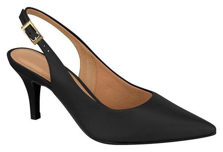 Scarpin preto aberto sales