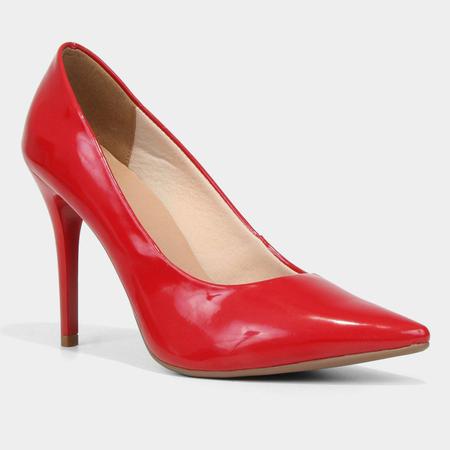 Scarpin Ala Salto Alto Verniz Scarpin Feminino Magazine Luiza
