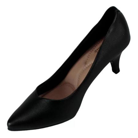 Scarpin Beira Rio Salto Médio Bico Fino 4076.1350 Imagem de Scarpin Beira Rio Salto Médio Bico Fino 4076.1350