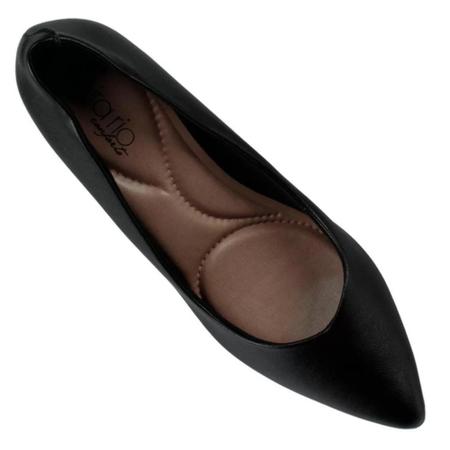 Scarpin Beira Rio Salto Médio Bico Fino 4076.1350 Imagem de Scarpin Beira Rio Salto Médio Bico Fino 4076.1350