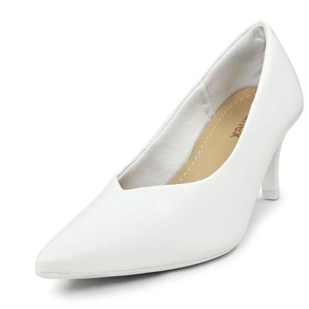 Scarpin branco usaflex sales