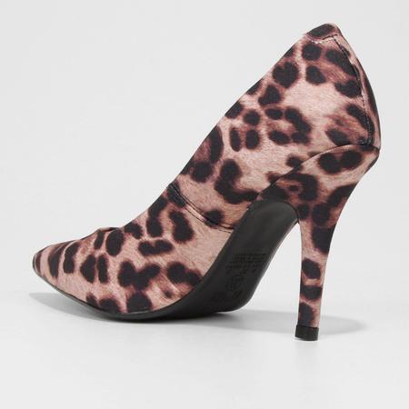 Imagem de Scarpin Casual Vizzano Animal Print Onça Salto Alto Feminino