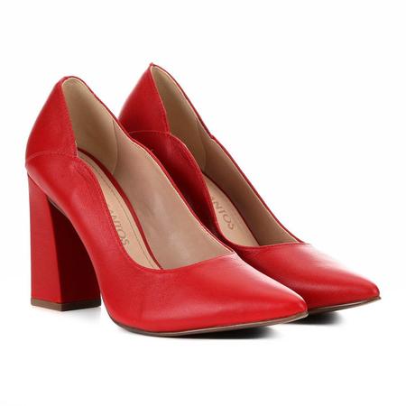 Scarpin vermelho cheap zattini