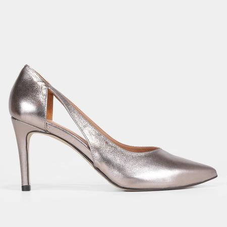 Scarpin couro on sale shoestock